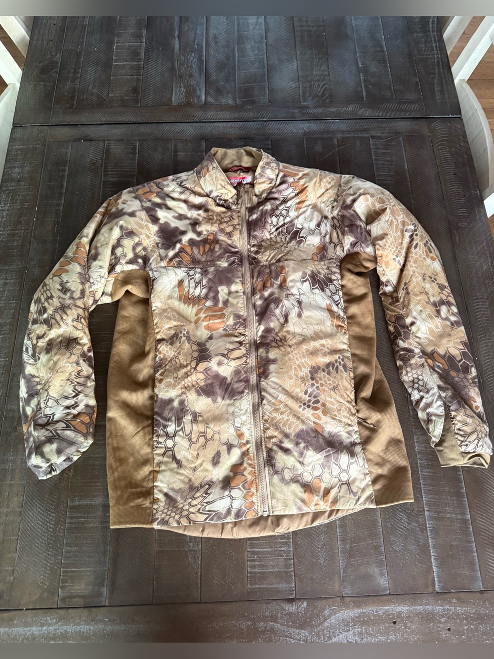 Men's Camo Print Lightweight Jacket - Brown/Green